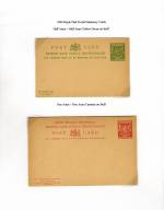 British East Africa 1896
  ½a & 1a Reply Cards Mint