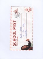 School Post 500/- Envelope Used locally