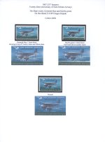 East Africa 1967 30c East African Airways Colour shifts