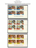Tanzania 1976&#010;  Olympic Games, Montreal&#010;  Corner imprint&#010;  Imperf blocks 4 Mint