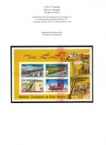 Uganda 1976
 Railway Transport
 Imperf MS Doctor Blade flaw