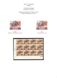Kenya 1966 15c Black/Grey