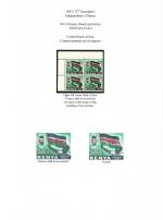 Kenya 1963
 Independence
 50c Crimson colour shift
 Blocks of 4