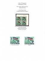 Kenya 1963
 Independence
 50c Crimson colour shift
 Blocks of 4