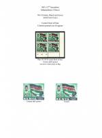 Kenya 1963&#010;  Independence&#010;  50c Crimson colour shift&#010; Blocks of 4