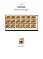 Kenya 1966&#010;  Animals &#010;  15c 'Ant Hill' Block of 18 Mint