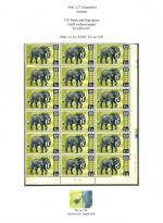 1/30 Fly on Tail 
 Plate Block of 18 Mint
