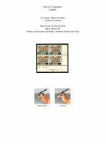 Kenya 1966 
 Animals 
 5c Black shift 
 Plate block of 4 Mint