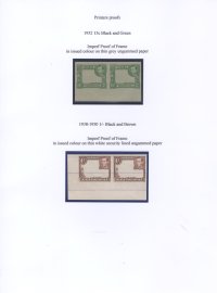 K. U. T. 1952
 15c Imperf proof of frame
 in issued colour