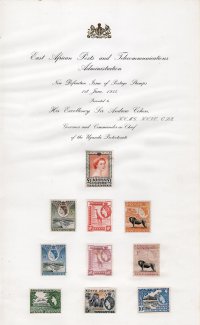 1952 Presentation Folder 1c to £1