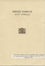 K. U. T. QEII 1955 Presentation Folder 5c to £1