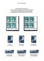 Tanganyika 1961
 Independence
 10c Retouches
 Blocks of 4 Mint